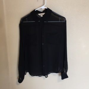 Black Long Sleeve Blouse
